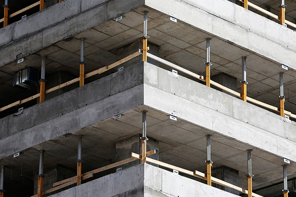 Commercial building under construction in NSW
