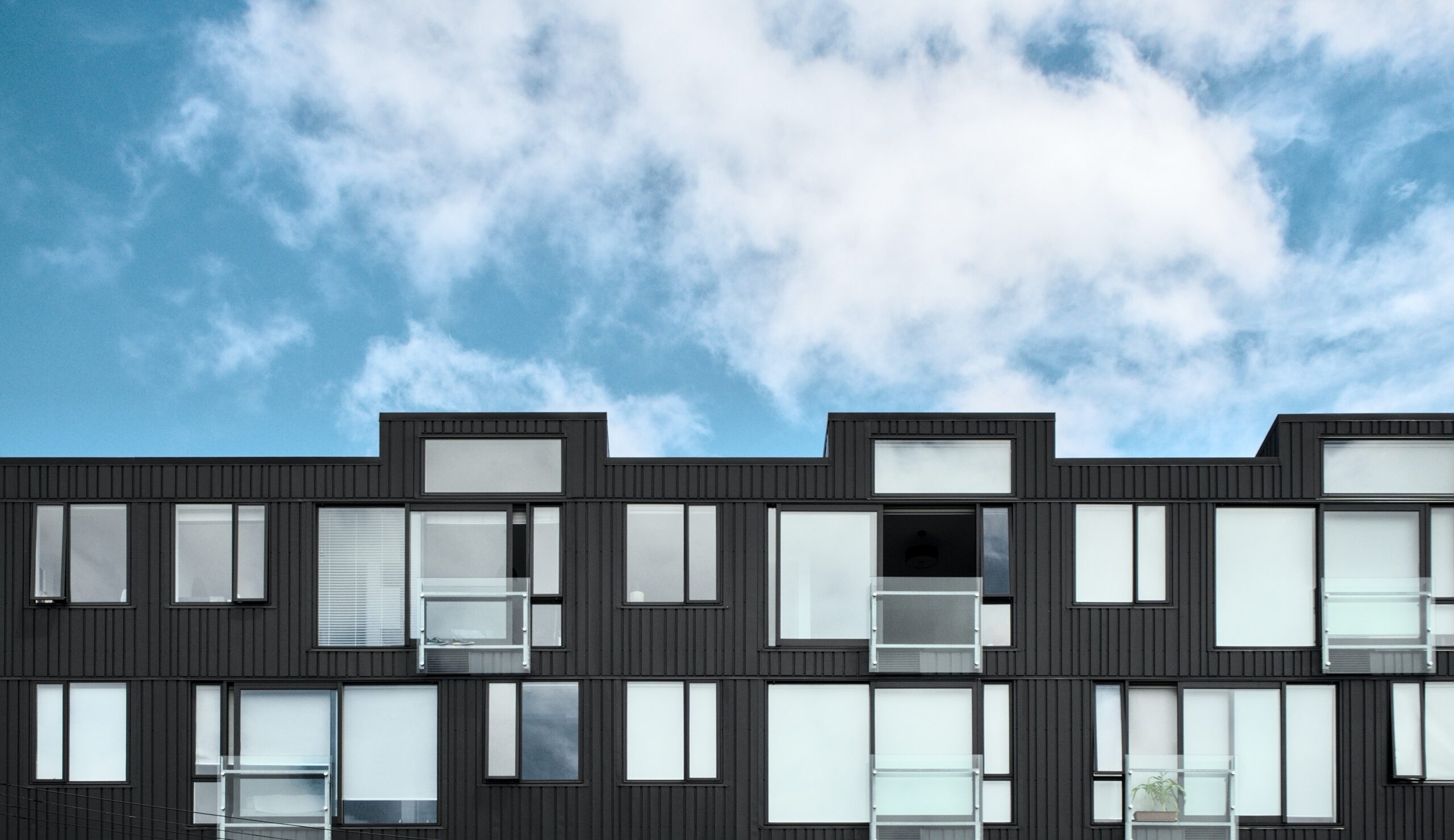 Modern apartment building facade, NSW design and building compliance